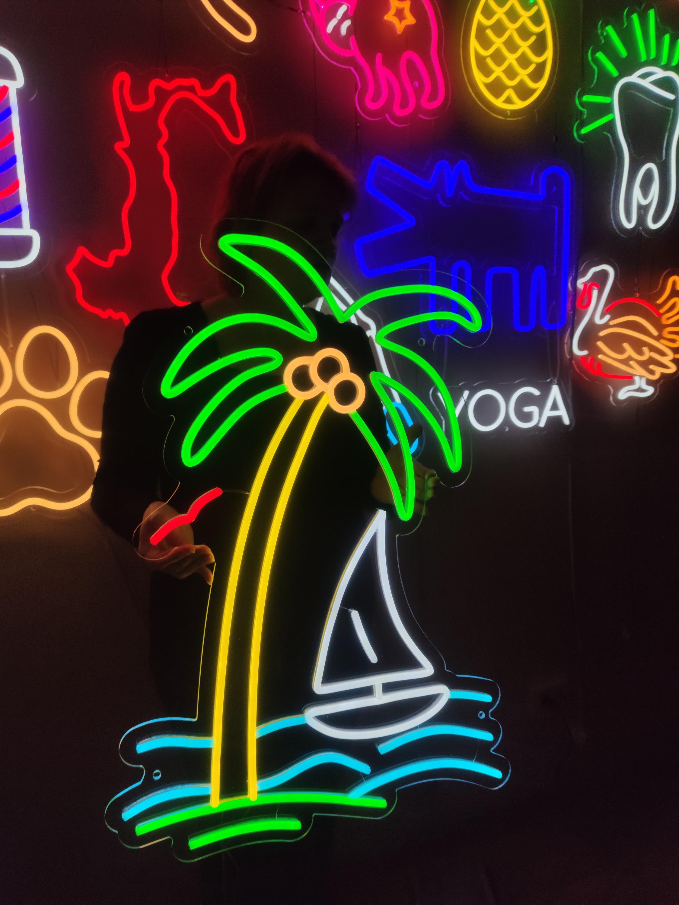 No Bad Days パームツリー ネオンサイン 照明 店舗装飾 アメリカ雑貨