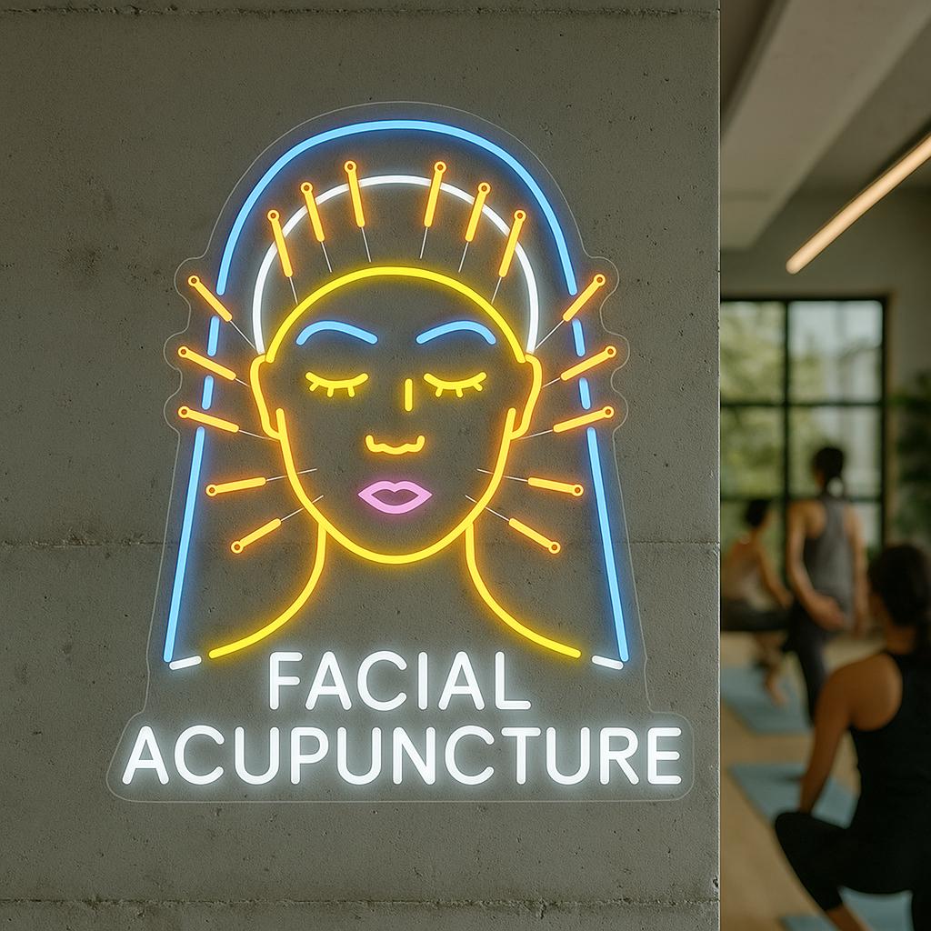 Facial Acupuncture Neon Sign. Aesthetic Medicine LED Decor. - Etsy