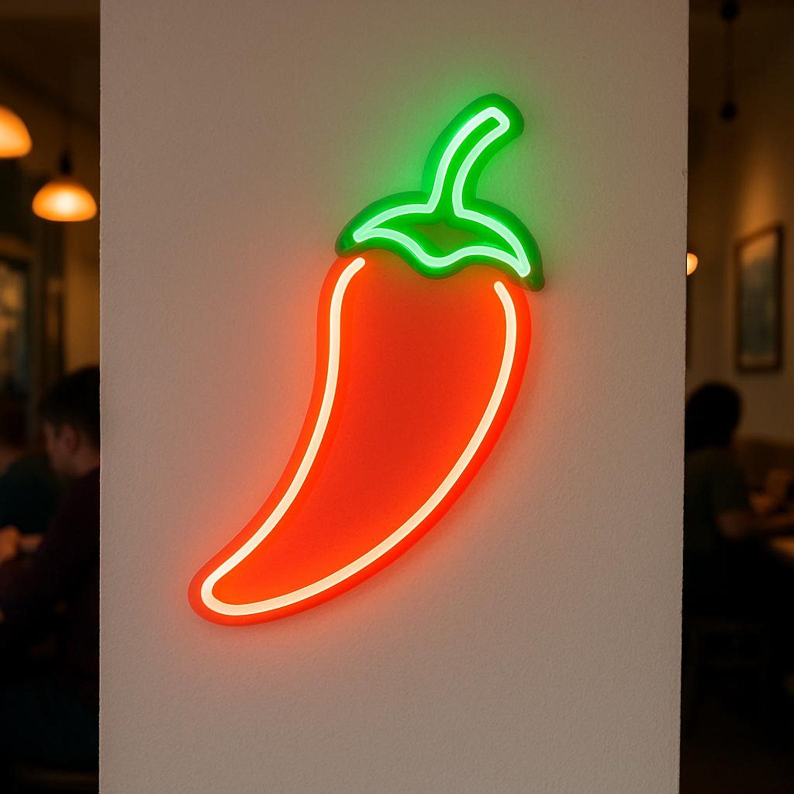 Pepper Neon Sign. Light. Spicy Restaurant Led Sign. Gift Idea Spicy ...
