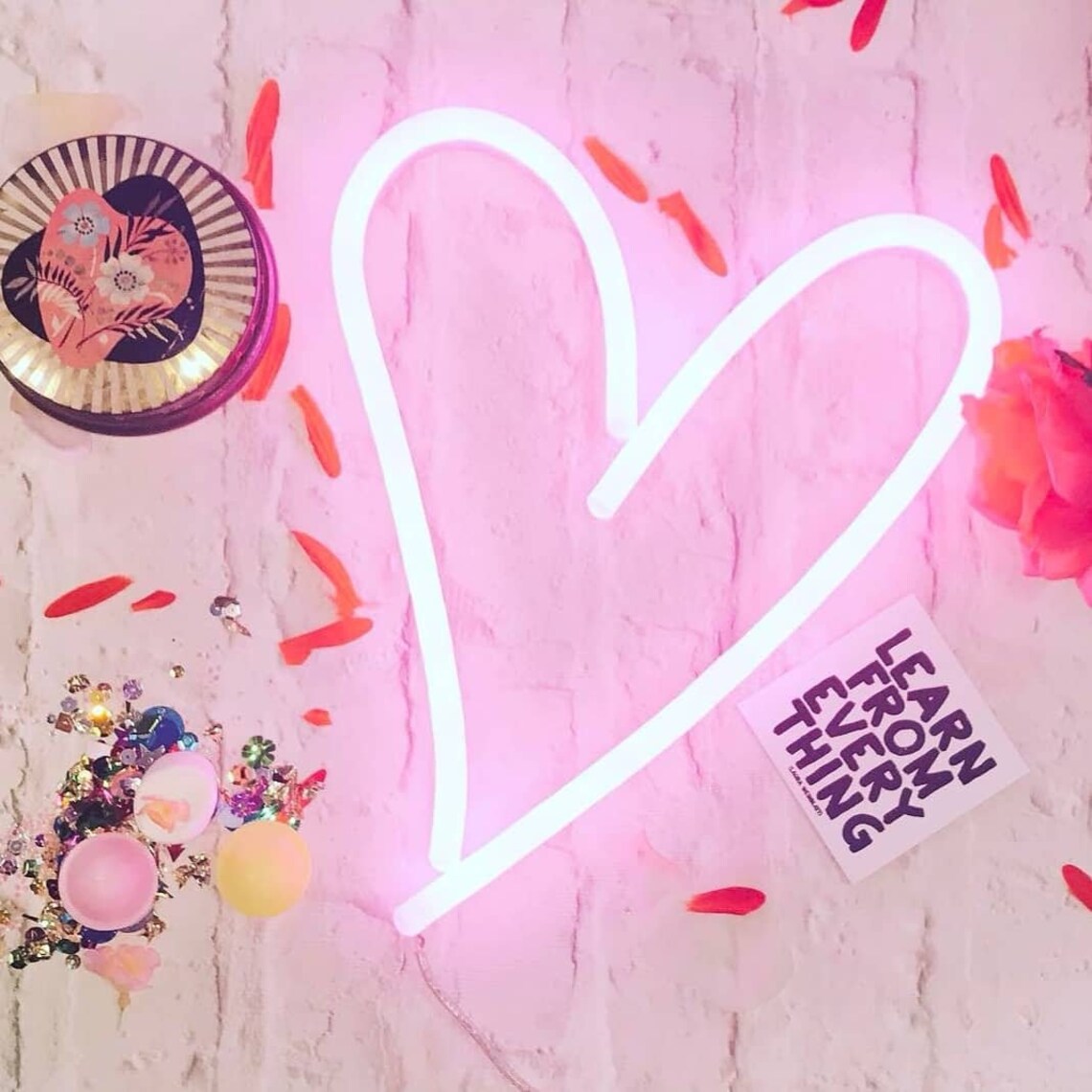 Neon sign heart custom heart sign custom sign heart heart Etsy