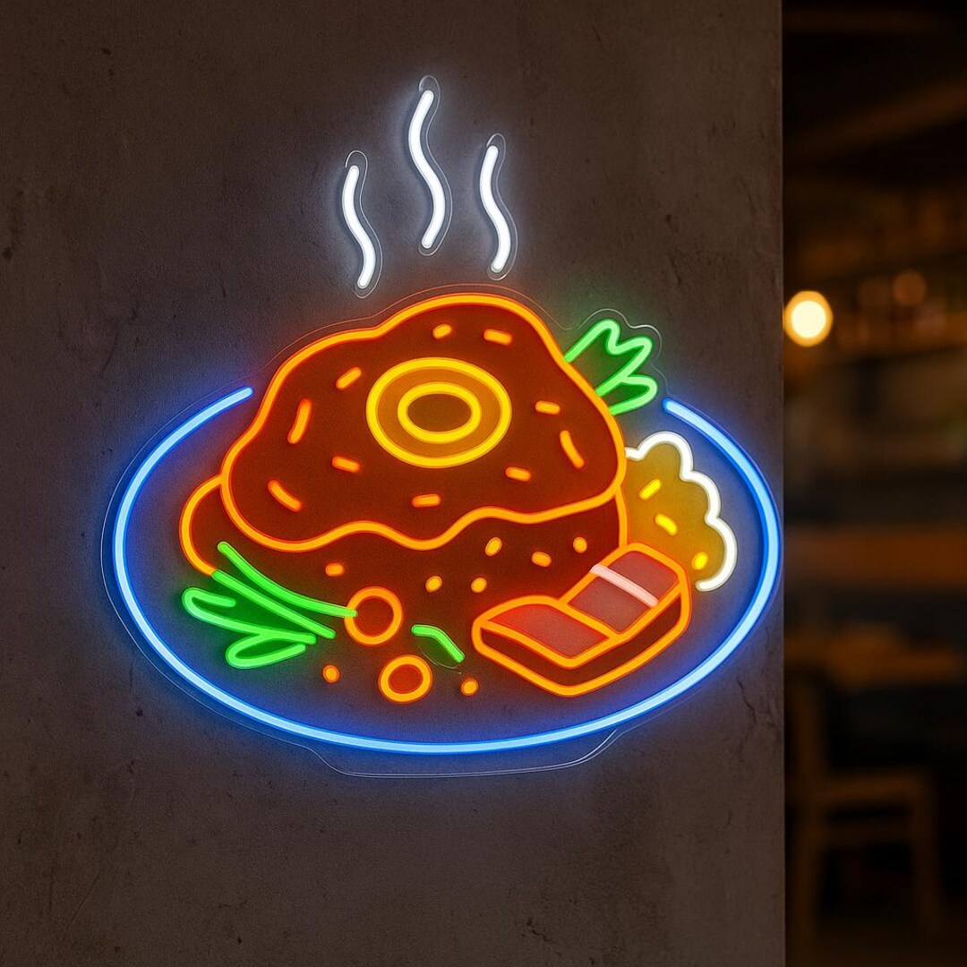 Soup Sign Led Hot Dishes Neon Sign. Soups Led Sign. Restaurant Neon Light. Gift Idea ...