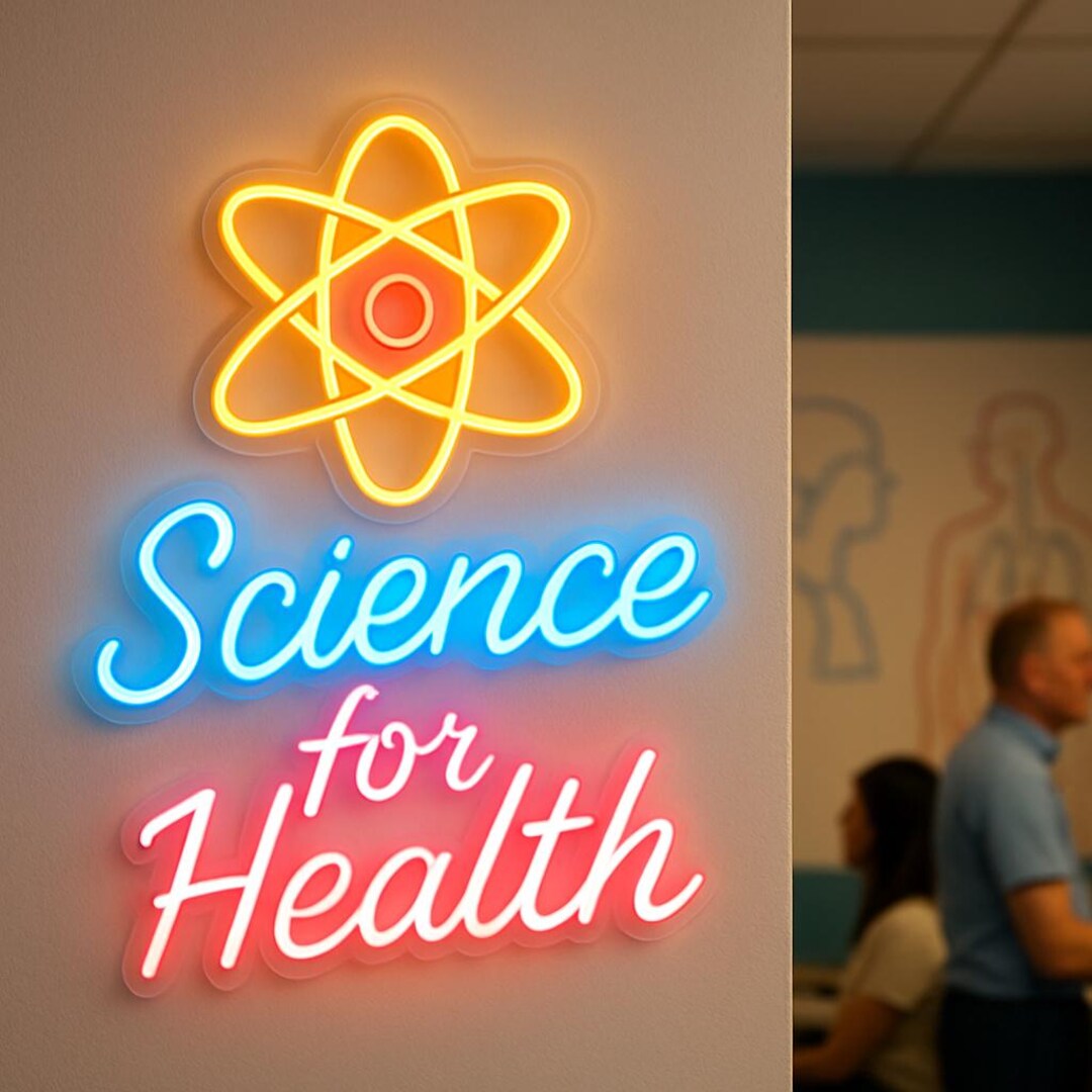 Laboratory and Scientific Medical Equipment Neon Sign. Laboratories and ...