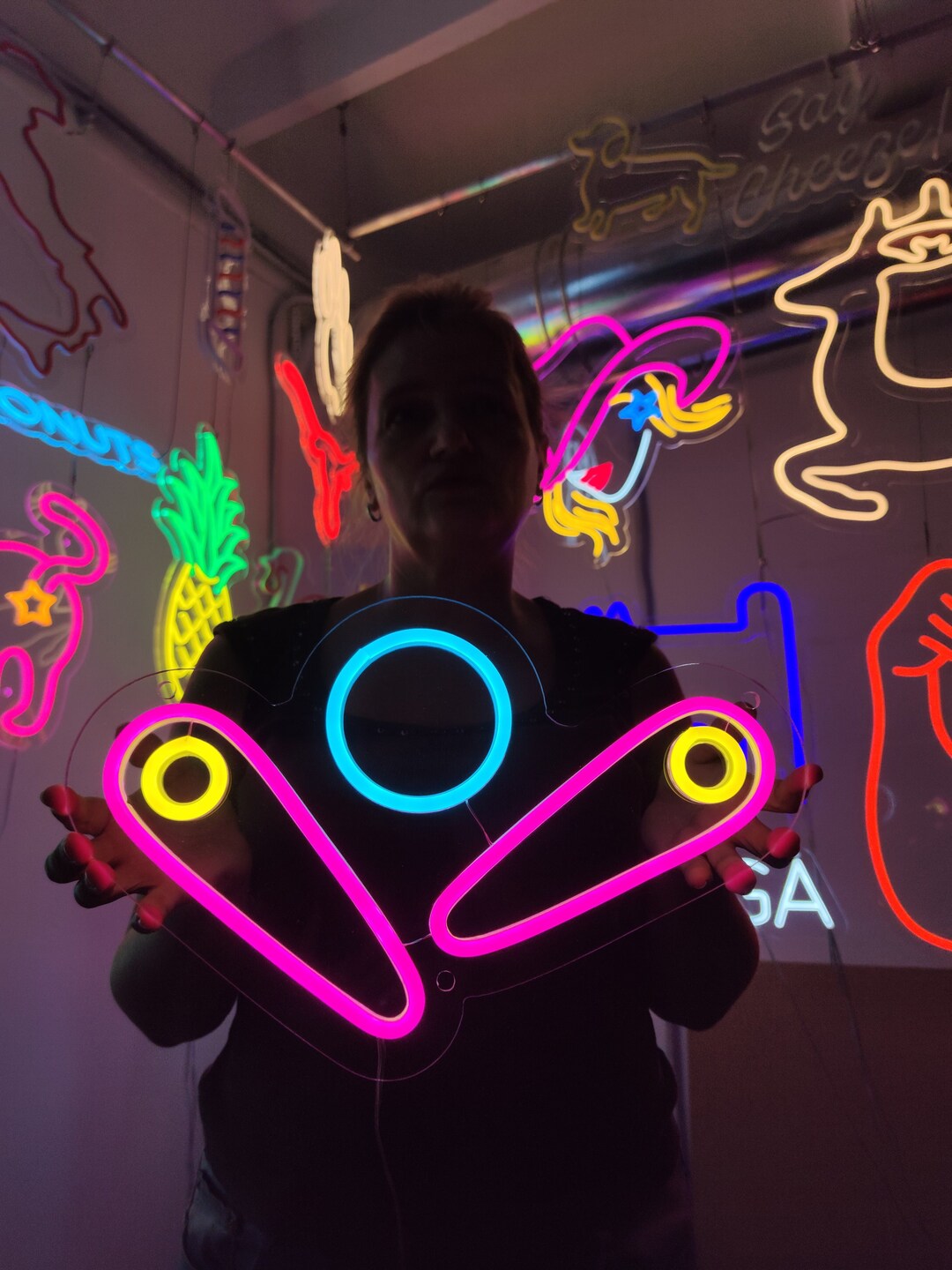 Neon Pinball Sign Pinball Neon Sign: Light up Your Game On! - Etsy