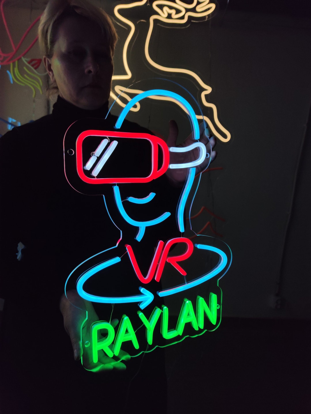 Virtual Reality Neon Sign, Custom Virtual Reality Technology Led ...