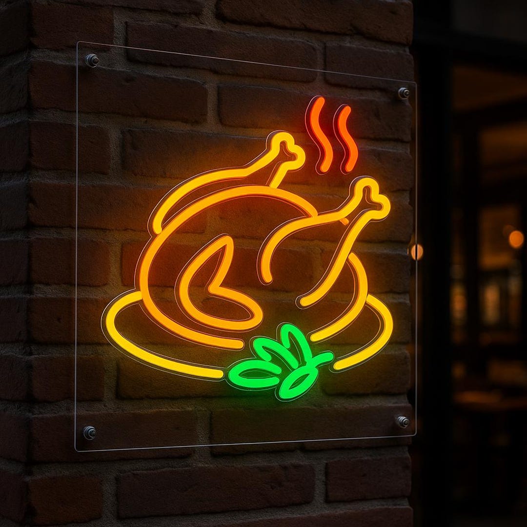 Meat and Grill Neon Sign. Restaurant Led Sign. Gift Idea for Chef ...