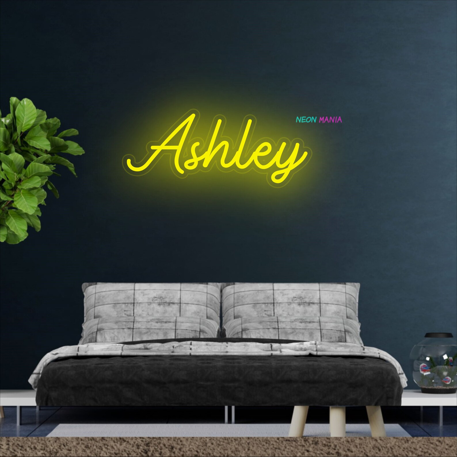 Ashley Name Neon Sign Ashley Led Neon Sign Custom Name Neon - Etsy