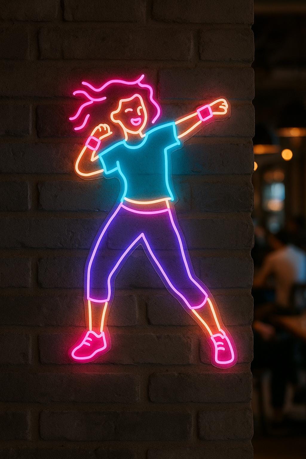 Dance Fitness Neon Sign. Dance Studio Light. Fitness Club Led Sign ...