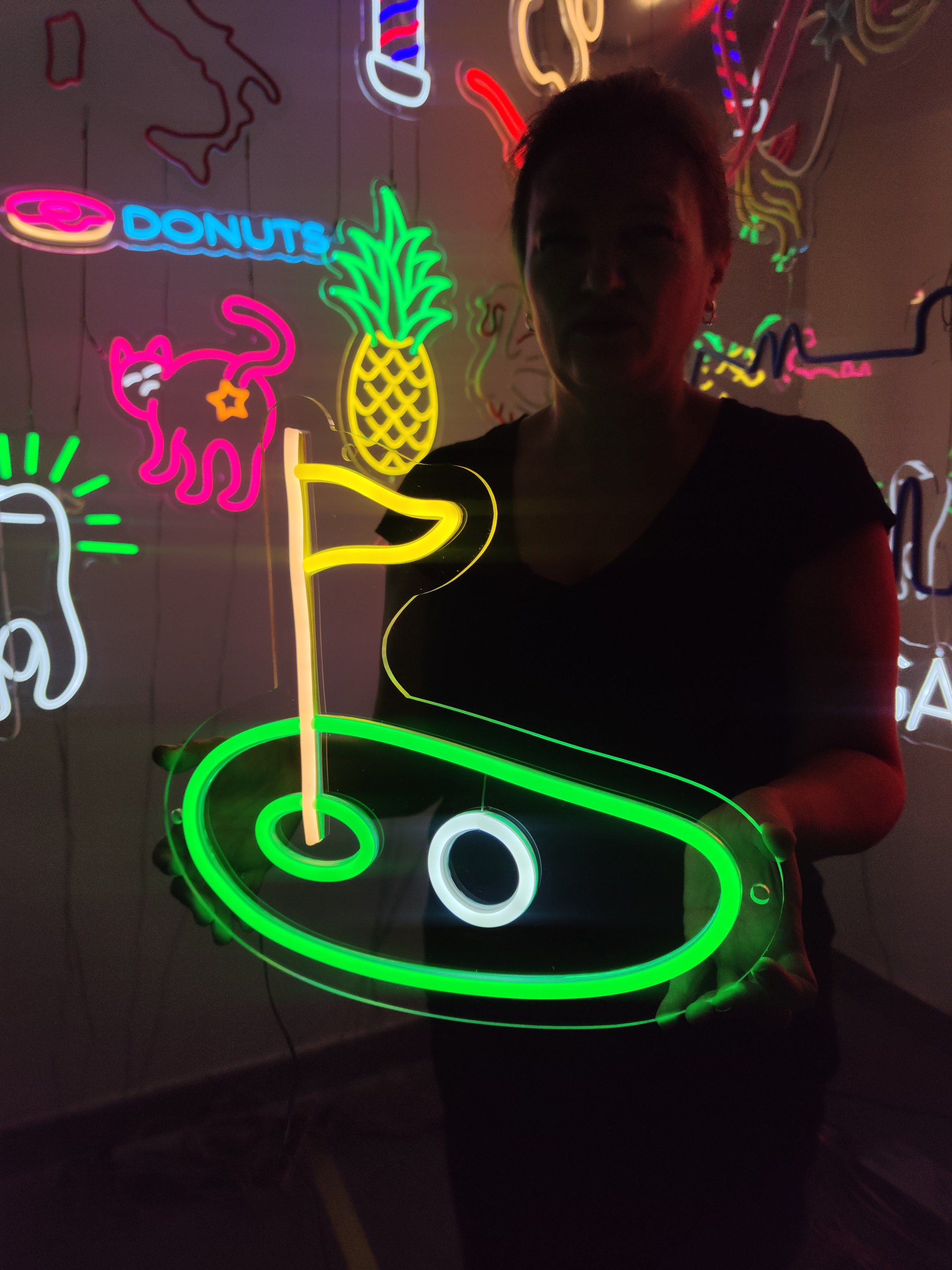 Mini Golf Sign Colorable Mini Golf Neon Sign: Light up Your Golf Game. Custom Game Decor - Etsy