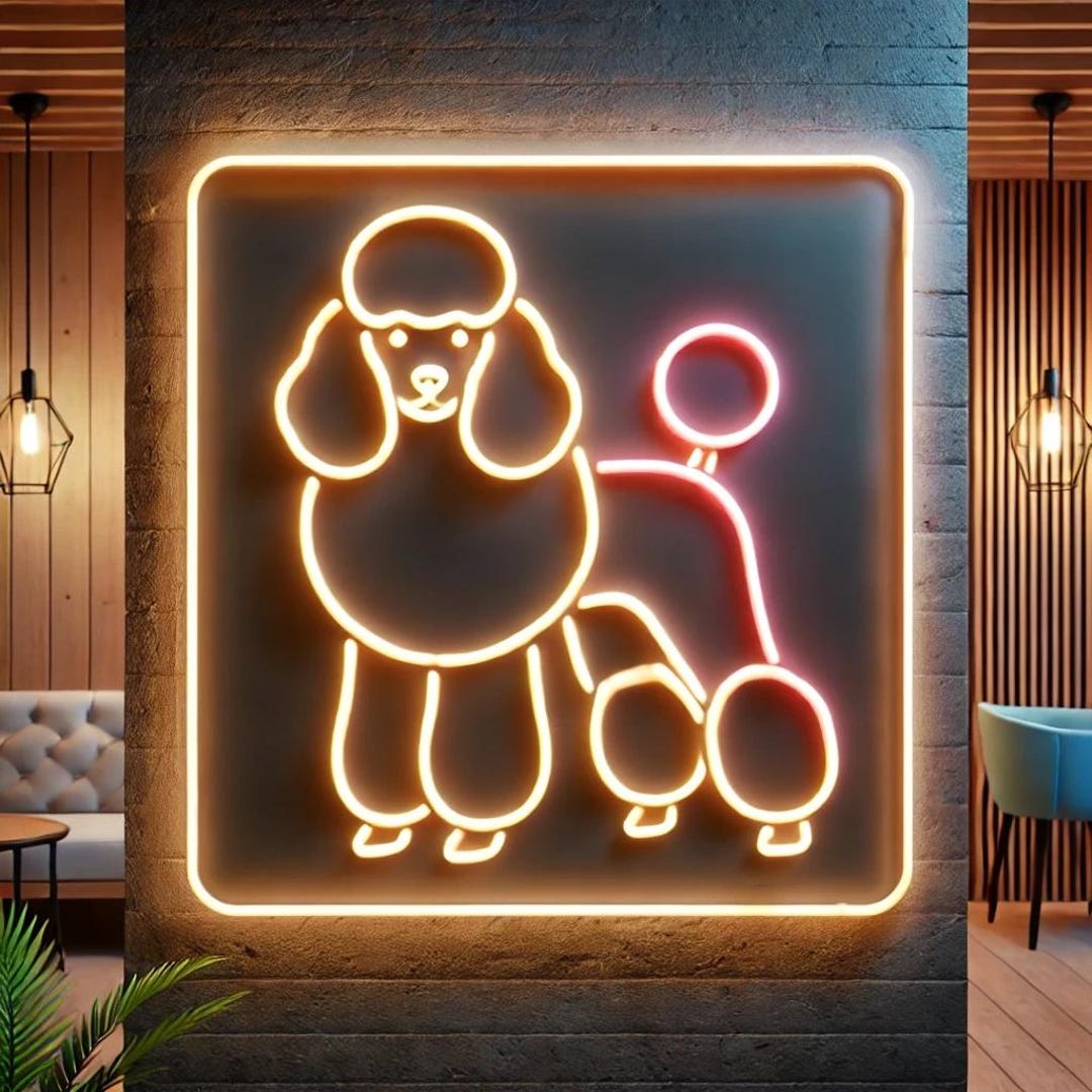 Custom Dog Led Neon Sign. Dachshund, Poodle, Maltipoo, Chihuahua ...