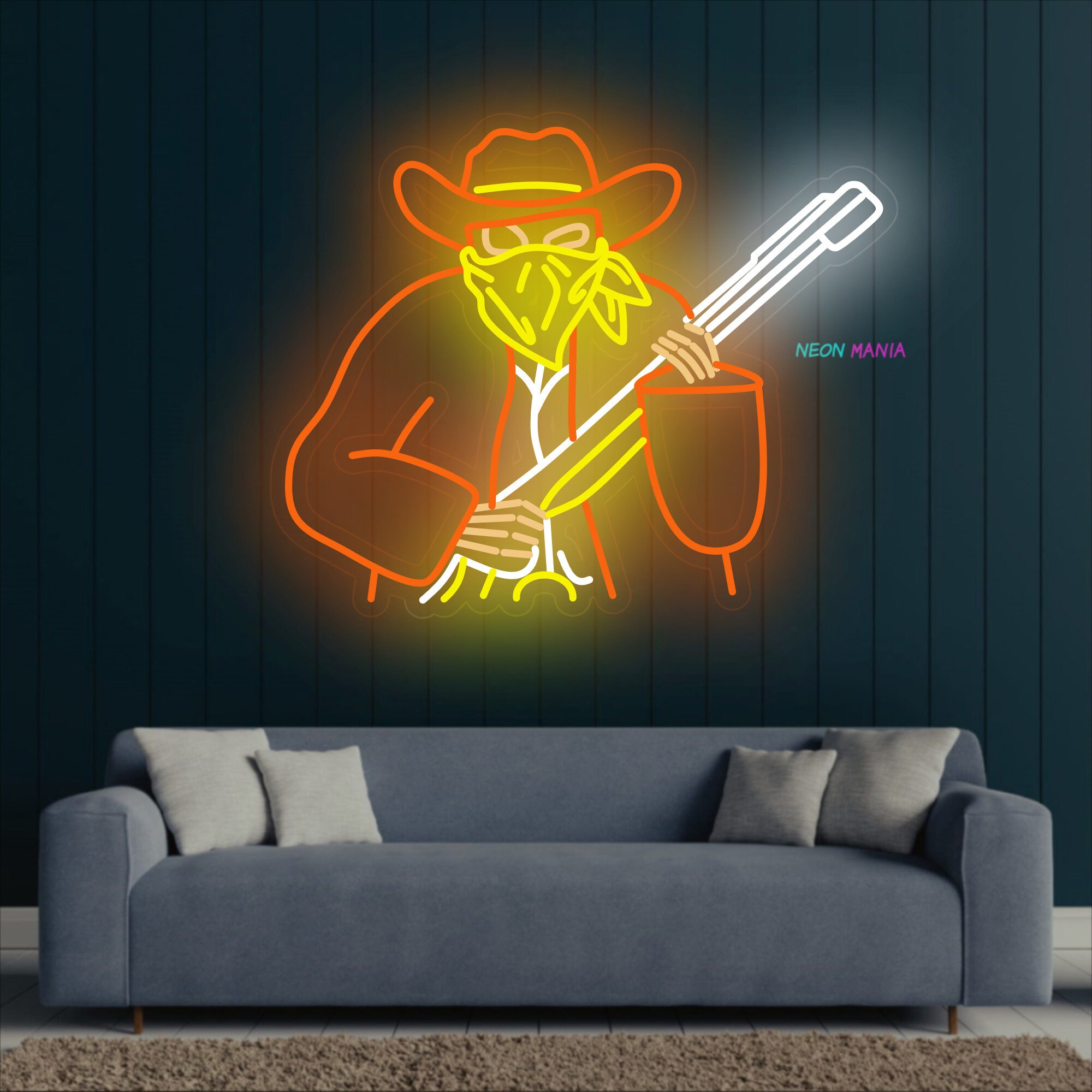 その他 Wrangler / Neon Sign Cowboy Neon Sign, Wrangler Led Sign, Western Neon Light