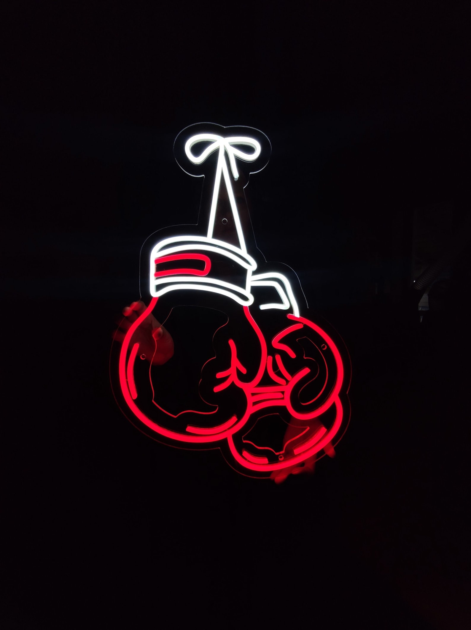 Boxing Gloves Neon Sign, Mitt Led Sign, Mitten Led Light, Custom Neon ...