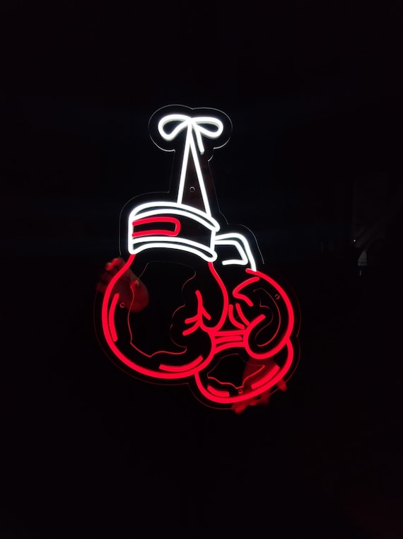 Neon boxing gloves sales