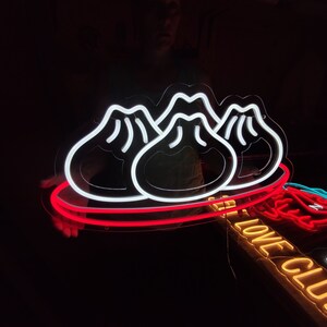 Baozi Neon Sign, Pao-tsih Led Sign, Bao Light Sign, Yeast-leavened ...