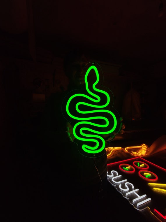 Snake neon sale light