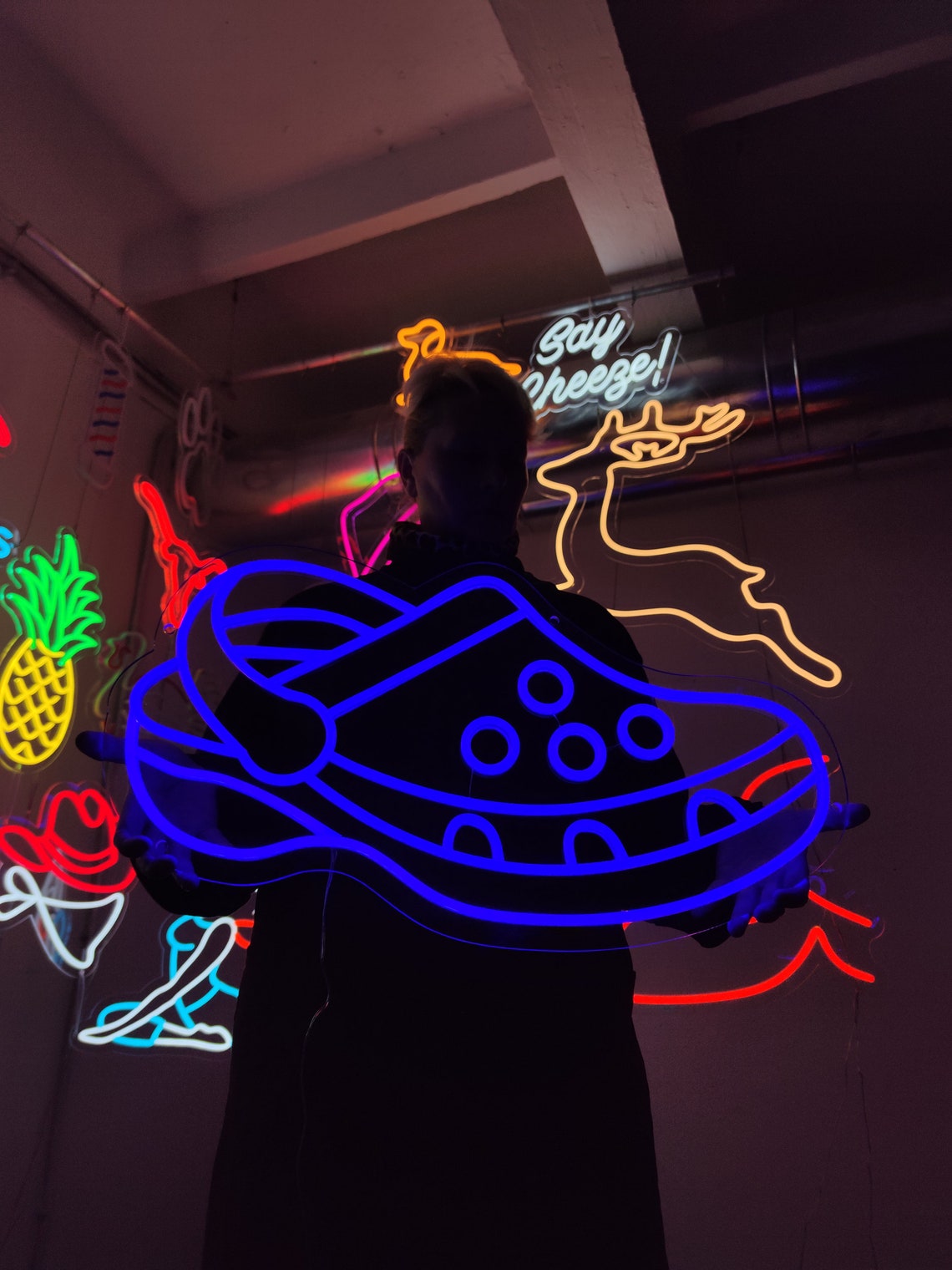 Led Footware Shoe Neon Sign, Footwear Led Sign, Summer Shoe Led Light, Footwear Neon ...