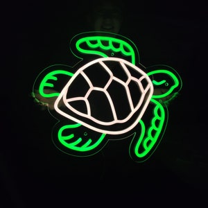 Turtle Neon Sign, Underwater Animal Neon Light, Sea Animal Led Light ...