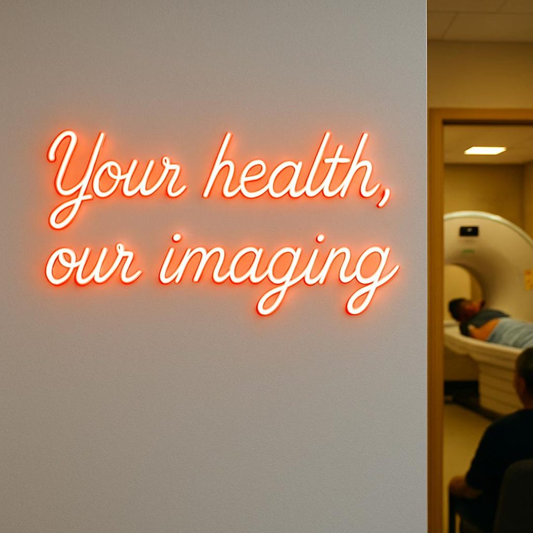 MRI, CT, X-ray Neon Sign. Diagnostic Centers Light. Private and Public ...