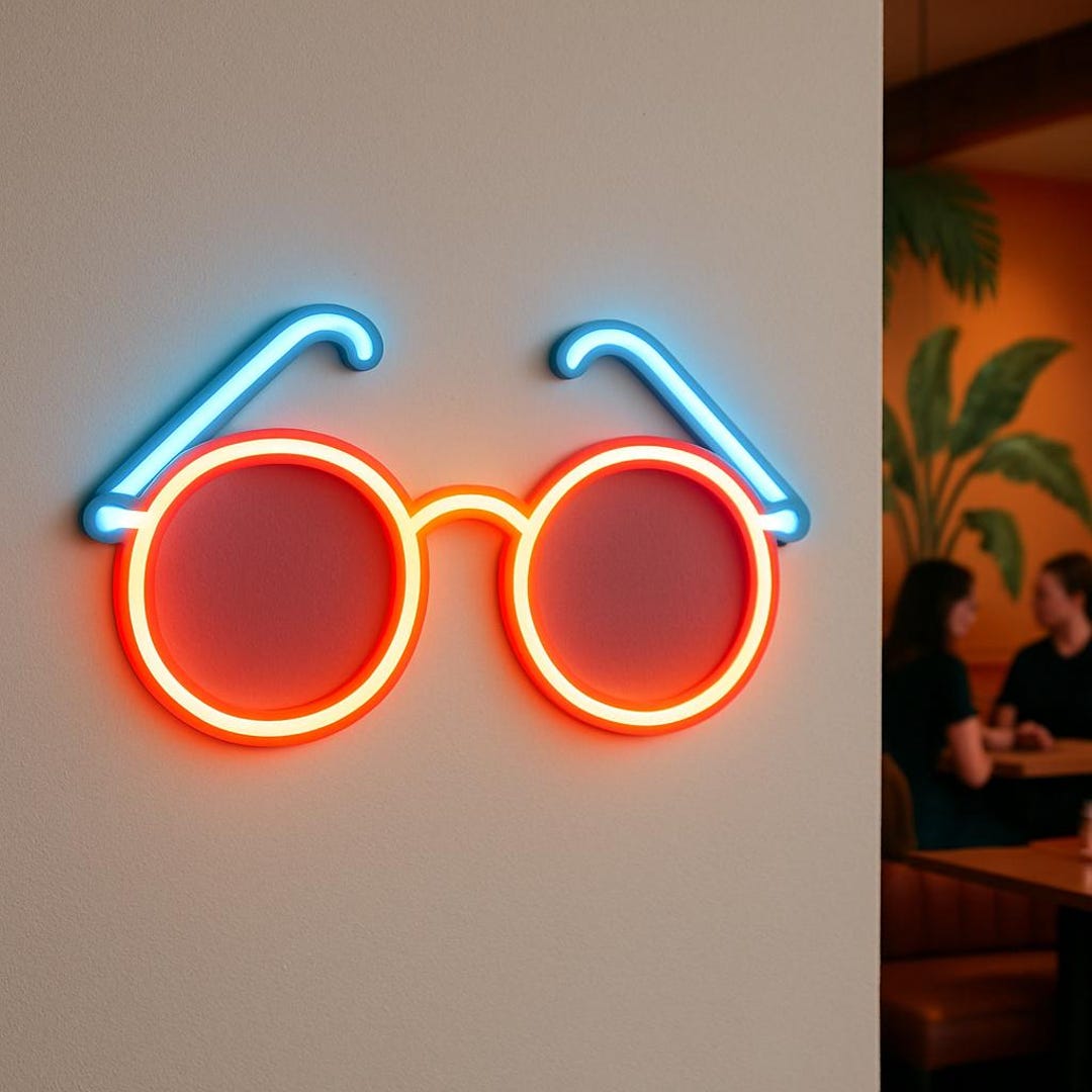 Led Optometry Sign Eyewear Neon Sign. Optics Light. Optics Shop Led Sign. Gift Idea for ...