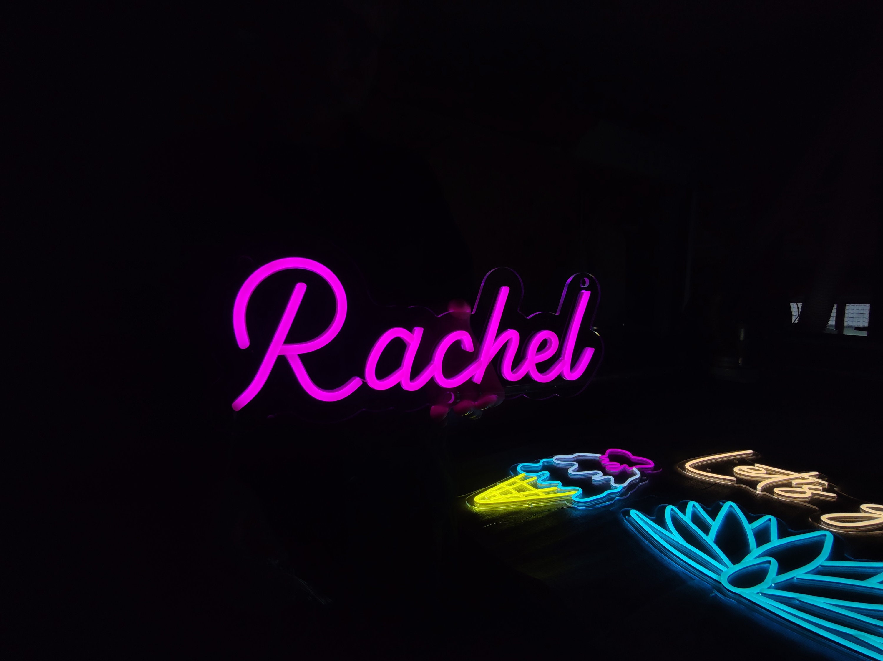 Rachel Name Neon Sign, Rachel Led Neon Sign, Custom Name Neon Sign