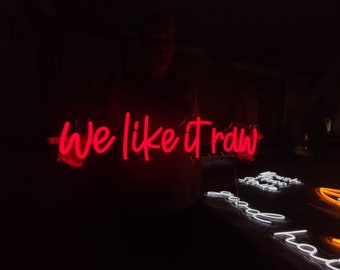 RAW GET LIT SIGN ネオンサイン let's get lit sign — NeonsignLife
