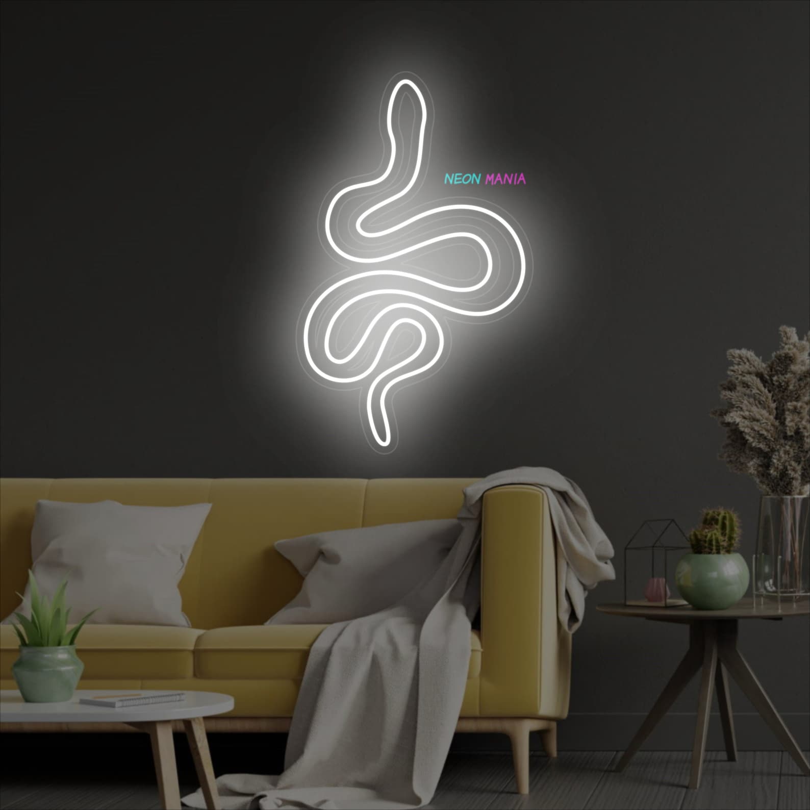 Led Snak Sign Snake Neon Sign, Animal Neon Light, Pet Led Light, Custom Snake Led ...