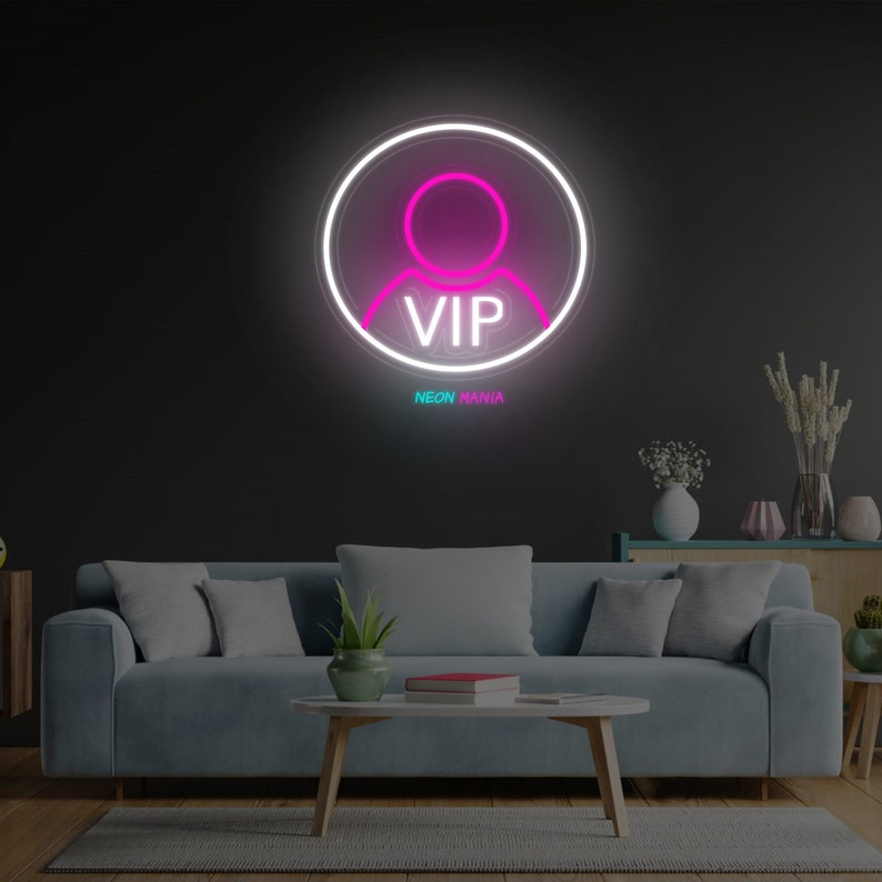 VIP Neon Sign: the Perfect Sign for Exclusive Events & VIP Rooms - Etsy