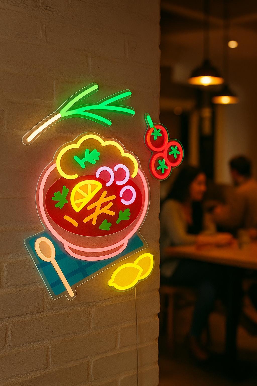 Yummy Pozole LED Neon Sign. Custom Restaurant Decor. Soup LED Sign. - Etsy