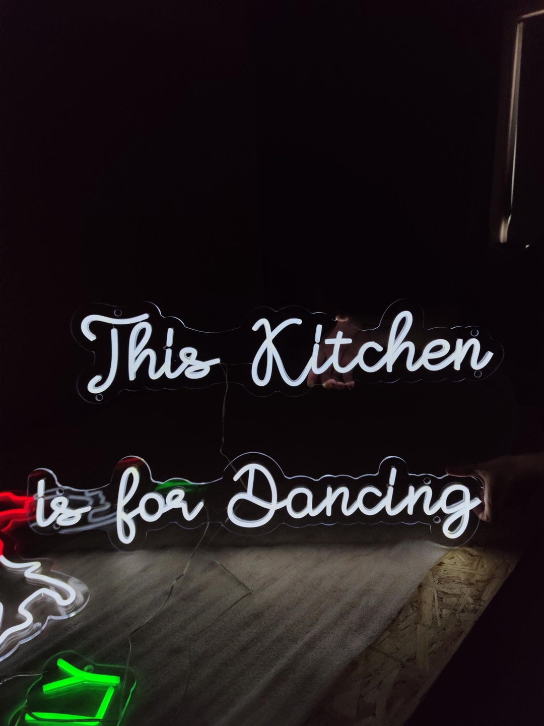 This Kitchen is for Dancing Neon Sign, Dancing Led Light Sign, Led ...