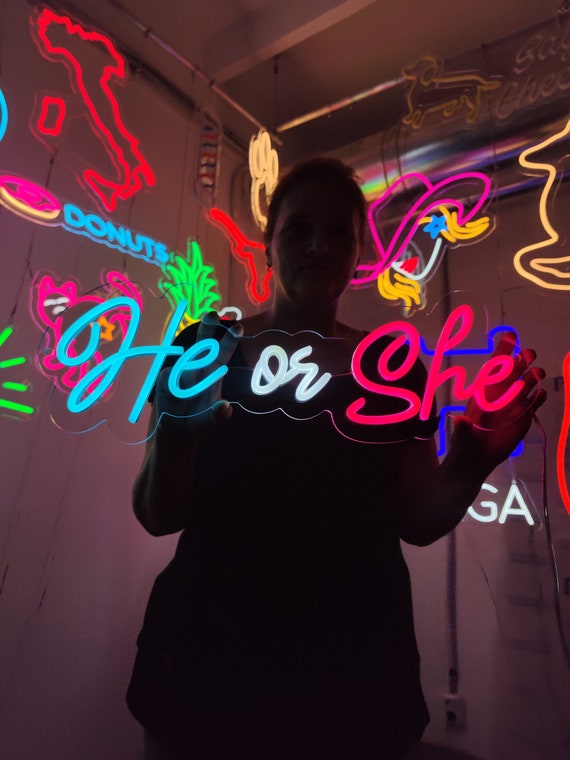 Grande Luce Al Neon Oh Baby Con Dimmer E Telecomando - Decorazione Murale Per Baby Shower, Festa Di Compleanno E Cameretta, Luci LED Bianche - 4