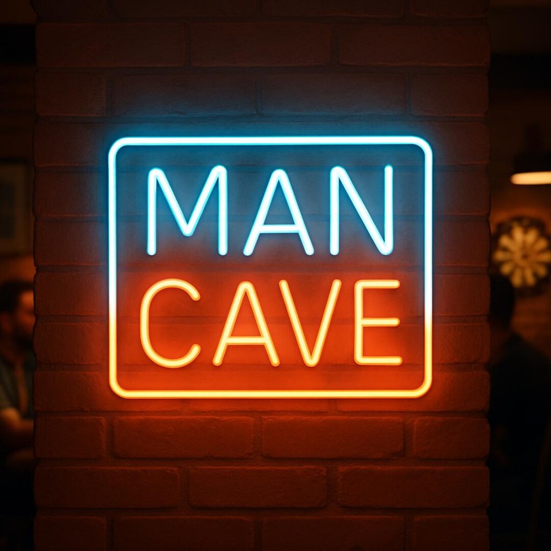 Man Cave LED Neon Sign: Custom Light Decor - Etsy UK