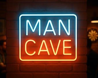 Man Cave LED Neon Sign: Custom Light Decor