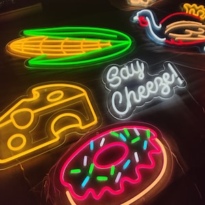Advance payment for neon sign layout or custom options