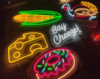 Advance payment for neon sign layout or custom options