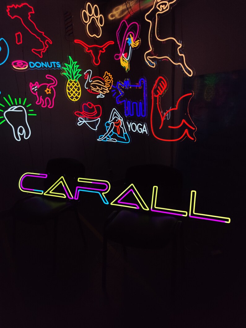 Custom RGB and Address Led Neon Sign, Custom Multi Colored Neon Light ...
