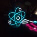 Molecule Neon Sign, Atom Neon Light, Human Molecule Led Sign, Electrons ...