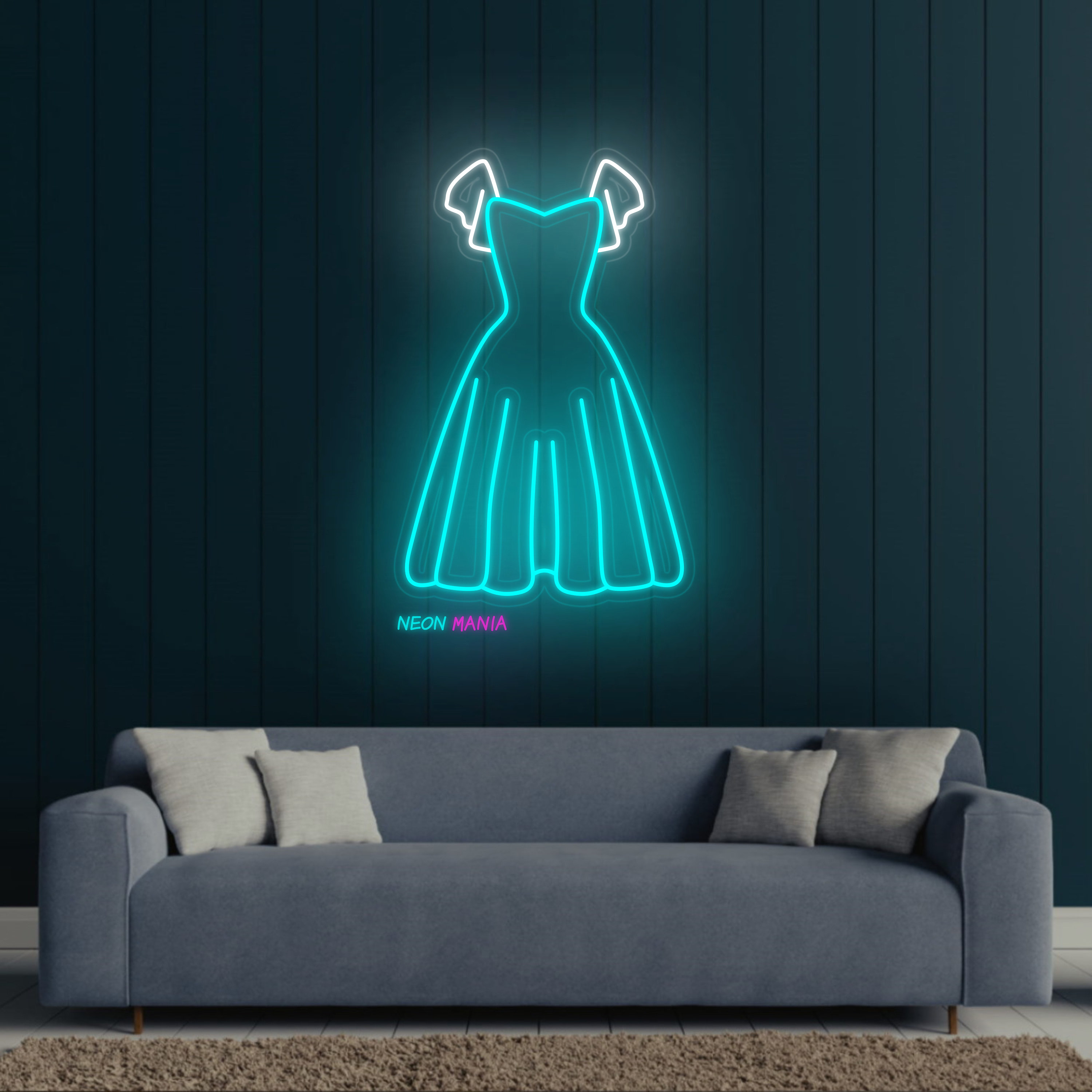 dress neon sign Cloth Neon Sign, Dress Neon Sign, Woman Dress Led Light, Frock Light Sign, Gown  Neon Decor, Custom Sign for a Clothing Store, Gift for Her