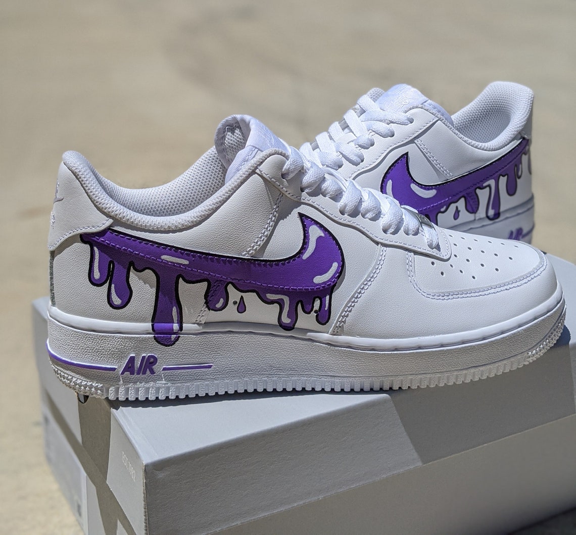air force 1 drip swoosh