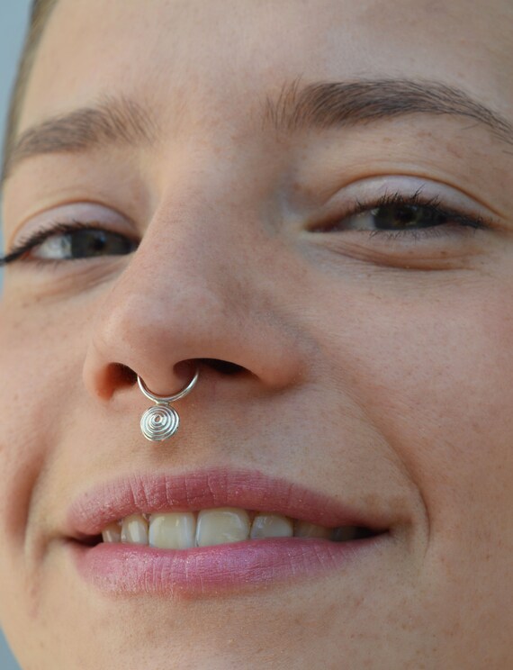 Spiral septum best sale ring