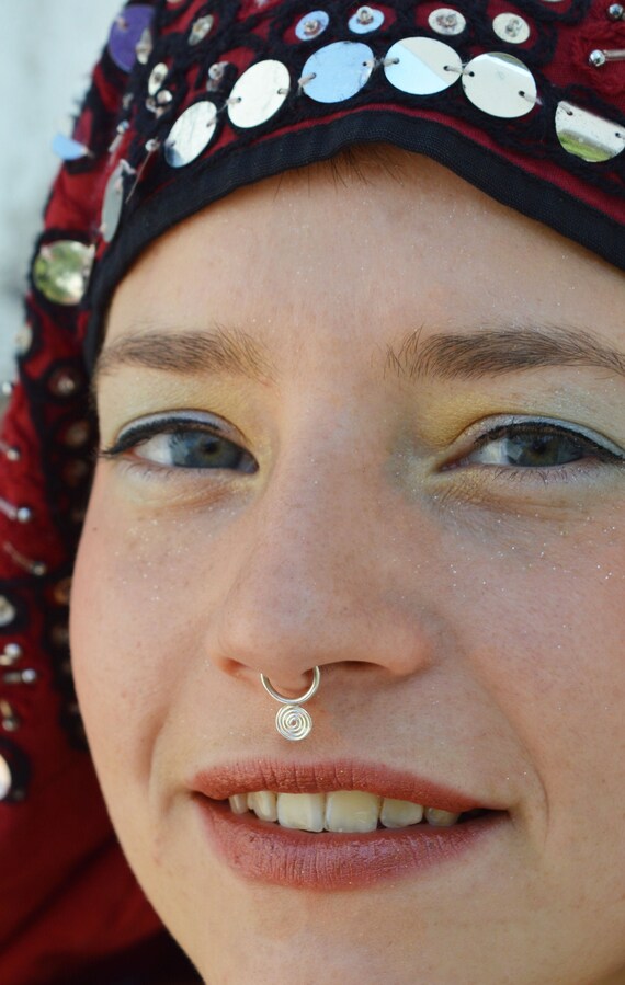 Spiral septum best sale ring