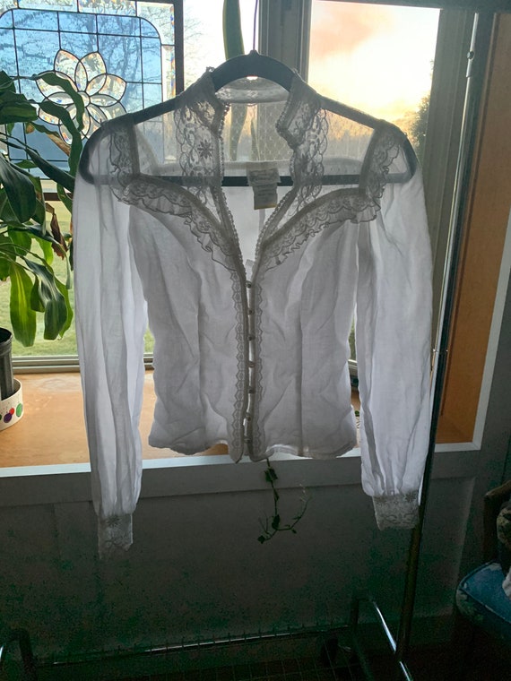 Vintage 1970s Gunne Sax blouse