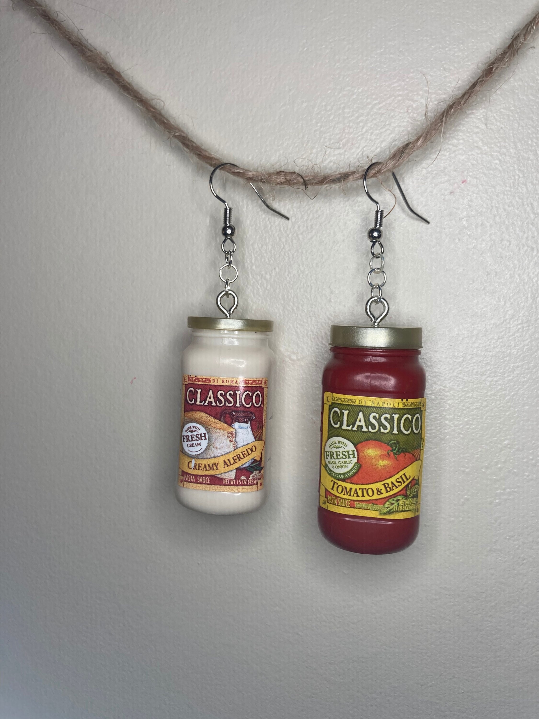 Mini Brands Classico Pasta Sauce Earrings Various Flavors Etsy