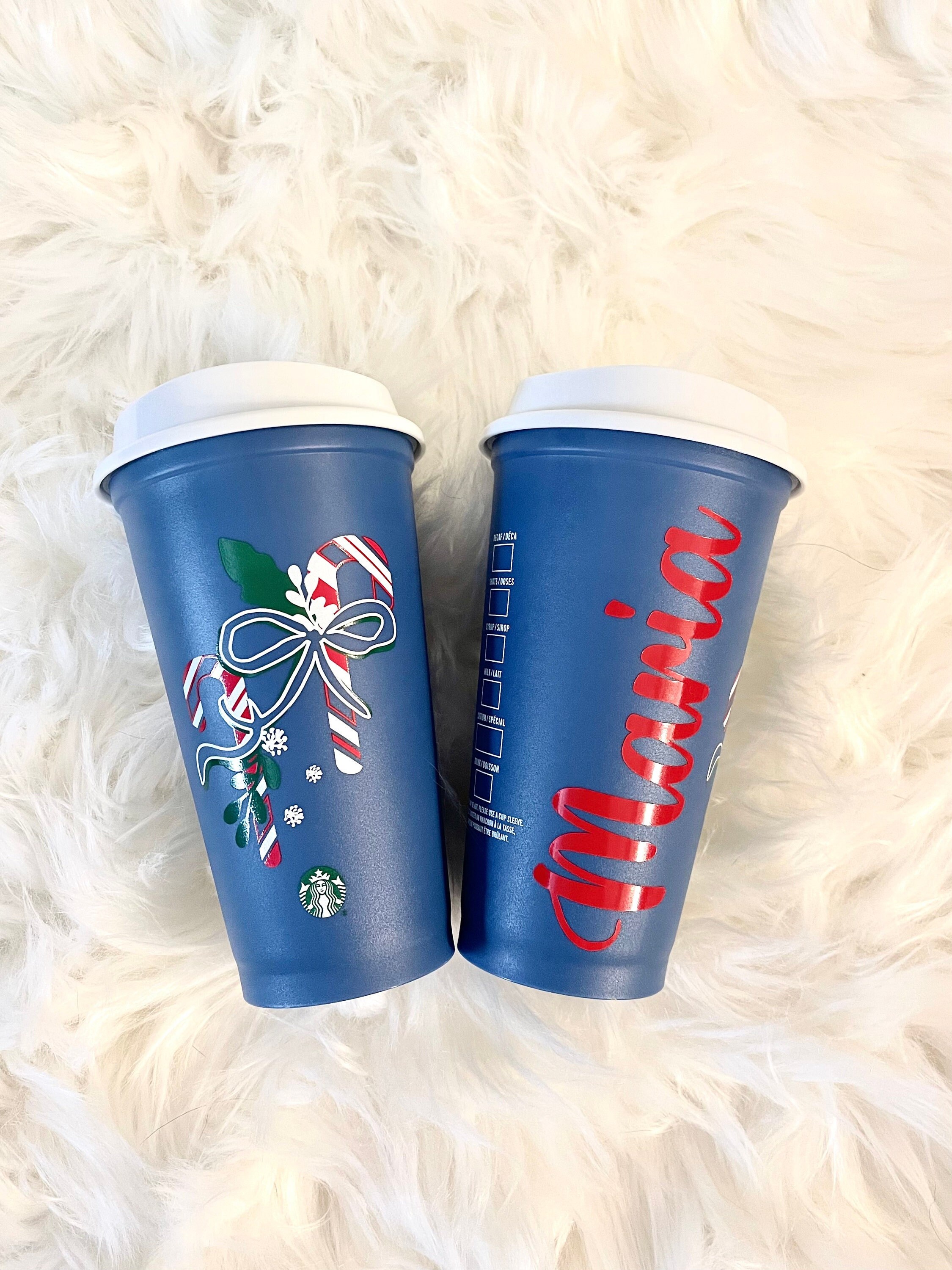 Patterned Personalized Starbucks reusable cold cup – MyMermaidGirls