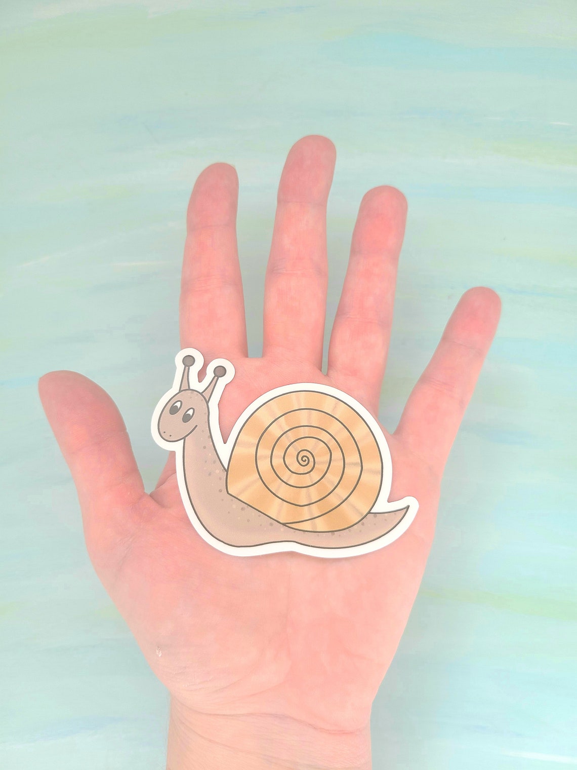 Snail Vinyl Sticker Garden Friend Decal Gastropod Nature Etsy