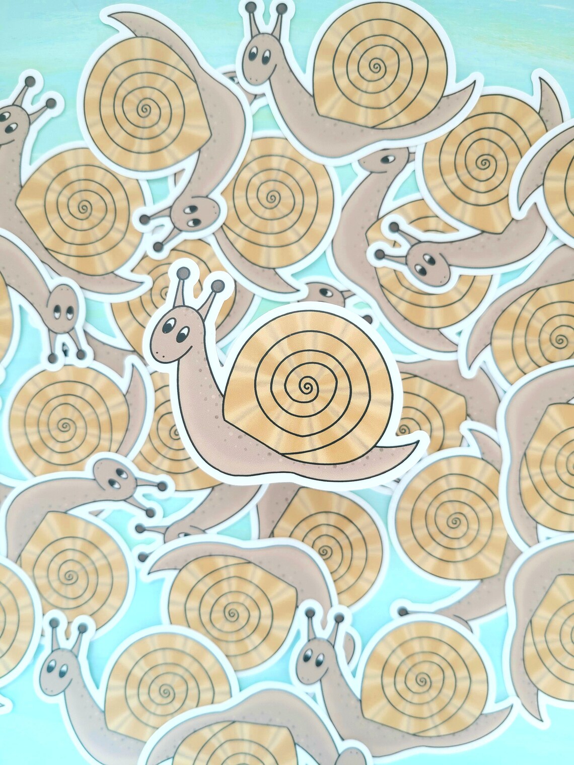 Snail Vinyl Sticker Garden Friend Decal Gastropod Nature Etsy