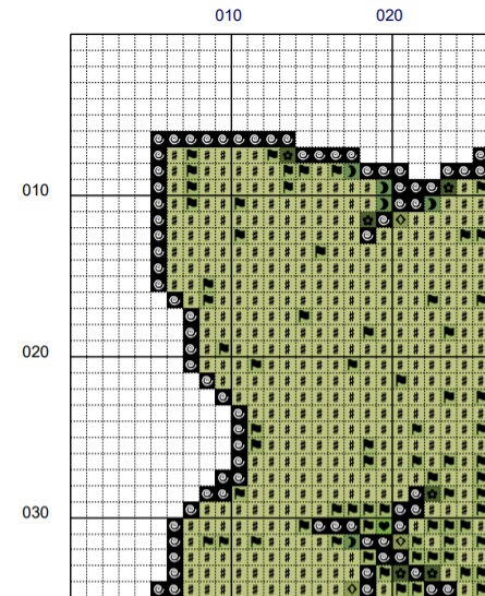Zombie Pattern Stitch Zombie Cat Cross Stitch Pattern- Zombie Cross Stitch-cat Cross Stitch ...
