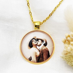 Foto Halskette, Personalisiert mit Ihrem Foto, Personalisierter Foto Anhänger, Personalisierter Foto Schmuck, Anhänger Mit Ihrem Foto,