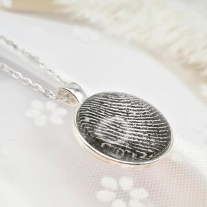 Personalised Necklace with fingerprint, Fingerprint Jewellery, Fingerprint Necklace, Fingerprint Pendant, Fingerprint Jewelry, Custom made