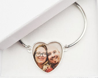 Personalised photo bracelet, Bracelet with photo, gift for girlfriend, Photo bracelet gift, Custom Bracelet, Personalised Jewellery.