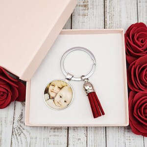 Personalised photo Keychain, Keyring with photo, Keychain with photo, Photo Keyring gift, Custom keychain, Personalised keyring.
