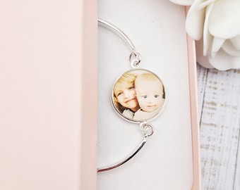 Personalised photo bracelet, Bracelet for mom, Christmas gift mother, Photo bracelet gift, Custom Bracelet, Personalised Jewellery.